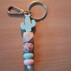 sleutelhanger met waxkoord